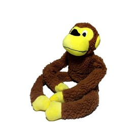 Chickpatti Indestructible Dog Toy Giant Multicolor Plush Dog Toys, Stuffed Squeaky Monkey Companion Dog Toy, Teeth Grinding Pressure Relief,Dog Toys for Aggressive chewers