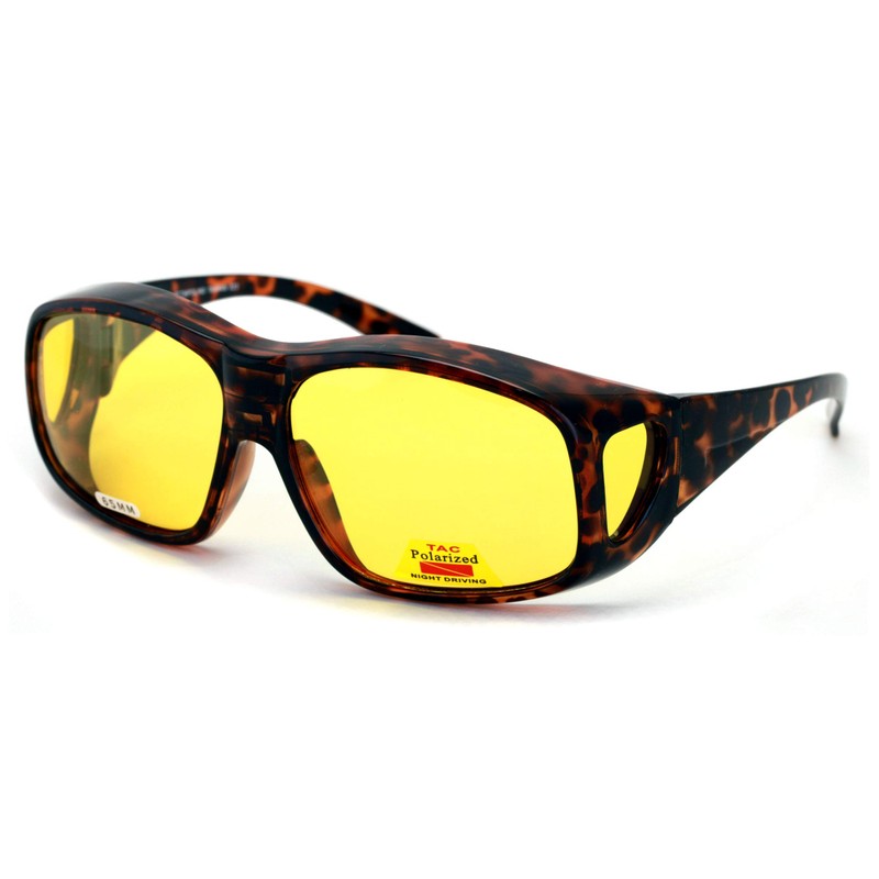 V.W.E. Large Polarized Fit-Over Night Driving Sunglasses 63mm and 65mm
