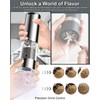 BZPP Electric Salt and Pepper Grinder Set - 6 Adjustable