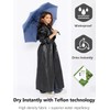 UK-UNIQUE Windproof Travel Umbrella - Compact, Light, Automatic, Strong and