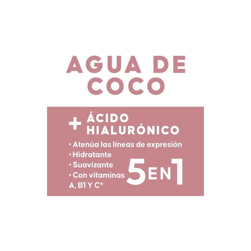 Jaloma Agua de Coco con Ácido Hialurónico, Tónico Facial, 250ml