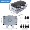 HOSPAOP Outdoor Socket IP66 Weatherproof, Double Socket Outdoor with Switch,