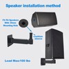 Heavy Duty Speaker Wall Mount,Adjustable Tilt & Swivel Wall Mount