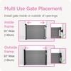 Retractable Baby Gate Perma Child Safety 33" Tall x 55”