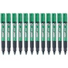 Marcador Permanente Uso Industrial Pentel Verde Oscuro/12 Piezas-MMP20-D