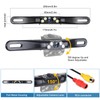 License Plate Backup Camera AHD 1080P Metal 170 Degree Wide