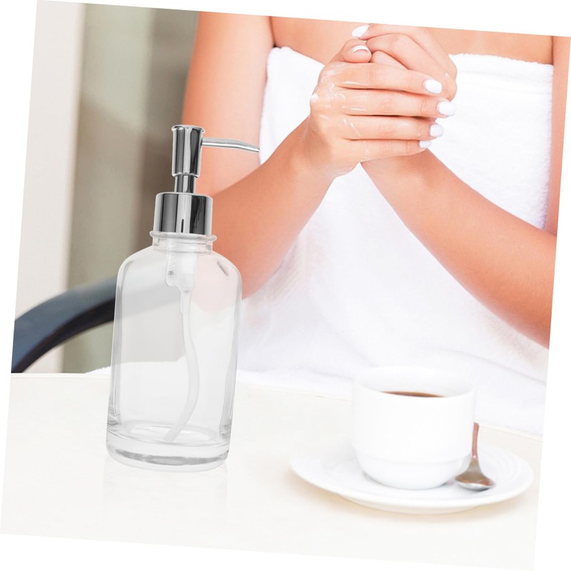 Mobestech 2pcs Hand Pump Head Soap Pump Replacement Makeup Bottle