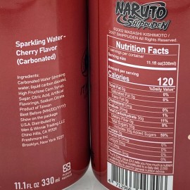 Ocean Bomb Cherry Flavor Sparkling Water 330mlX4Can