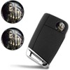 Skino Eu® 2 x Diameter 14 mm Skull Key Emblem