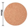 Good-L Cork Coasters Round (W Polished) (Diameter 3.5 inches (90