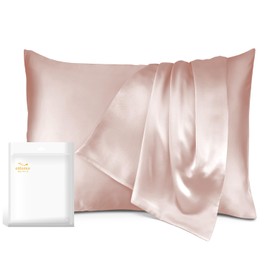 ottosvo Pillowcase Double-Sided Satin, 22 Momme, Envelope Type, Washable, Satin Pillow Cover, Breathable, Lustrous, Hair Beautiful, Skin-friendly, Reduces Friction, Dust Mites, Antibacterial,