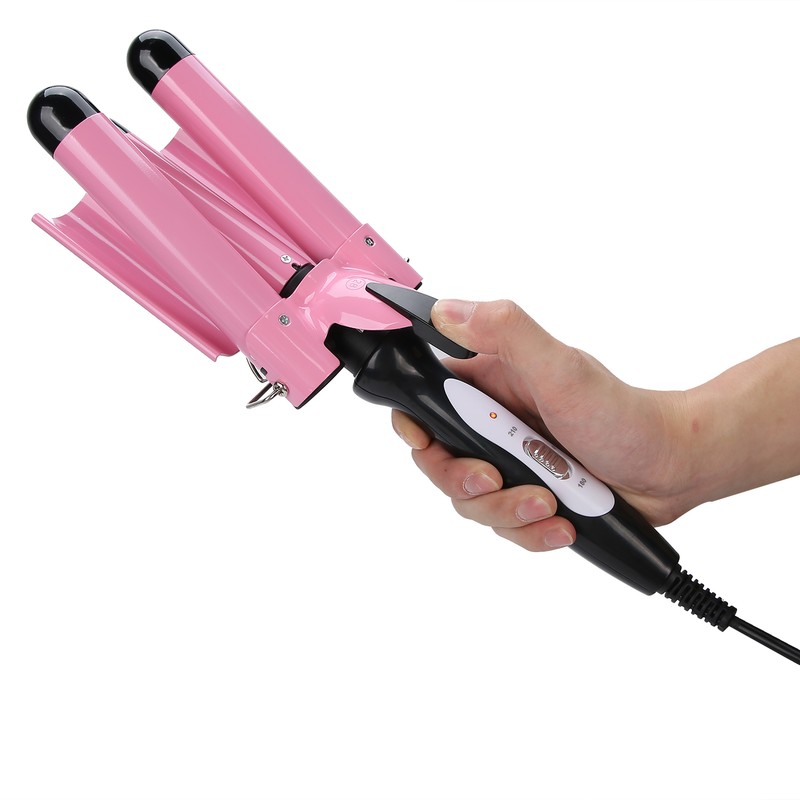 Hair Curling Iron 3 Barrel 28mm Electric Hair Waver Curling