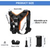 Bellanova Motorcycle Helmet Chin Mount with Extension J Hook Holder,