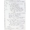 Robbie Williams "Angels" Signed Lyrics Print - Pop Star Memorabilia