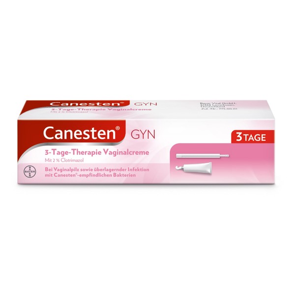 Canesten GYN 3-Tage-Therapie Vaginalcreme, 20 g Cream