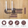 Jetec 10 Pieces Cabinet Locks for Babies, U-Shaped Proofing Drawers