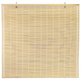 Red Lantern Matchstick Cordless Window Shade - Natural 48" W