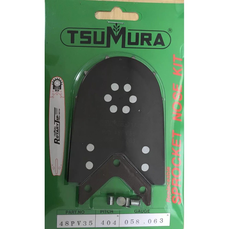 TsuMura Sprocket Nose Tip Kit 48PV35 .404" pitch .058 .063