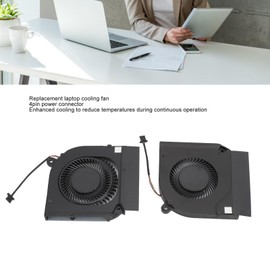 Replacement Internal Cooling Fan Cooler, 4PIN GPU CPU Cooling Fan, Computer Case Fans for Acer for 5 AN517 41 AN51 52 AN517 54 AN515 44 AN515 55
