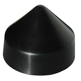 Dock Edge PVC Cone Head Piling Cap, 8-Inch, Black