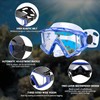Diving mask Anti-Fog Swimming Snorkel mask Suitable for Adults Scuba