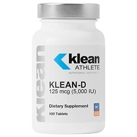 Klean Athlete Klean-D | 5000 IU of Vitamin D3 to Support Immune Health, Muscle Recovery, Calcium Absorption, and Bone Strength | NSF Certified for Spo