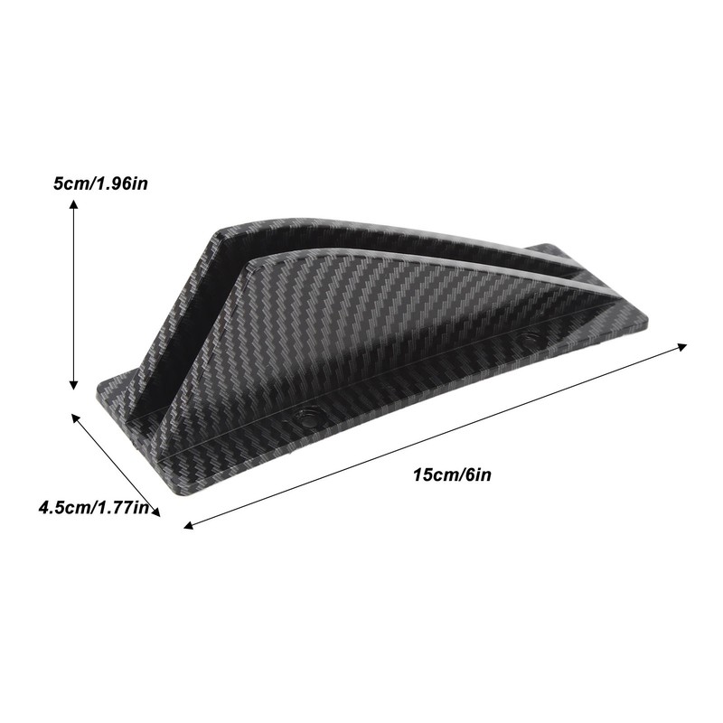 4PCS Car Rear Lower Spoiler Sporty Universal Rear Bumper Chassis