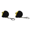 2 x 1 Metre Key Ring Tape Measures Measuring Metric