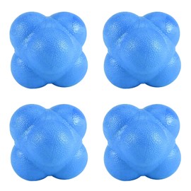 NABESHI Reaction Balls, Reaction Balls, Irregular Balls, Reflexes, Motion Vision (4 Blue)