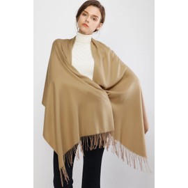 RIIQIICHY Ladies Scarf Champagne Pashmina Shawls and Wraps for Wedding Scarfs for Women Winter