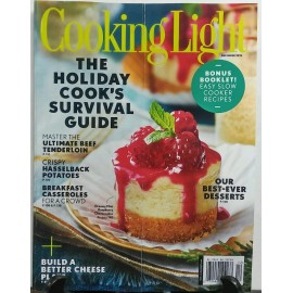 Cooking Light December 2016 The Holiday Cooks Survival Guide FREE SHIPPING sb