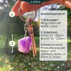 LAVISA Raw Gemstone Keyring – Lucky Charm – Crystal –