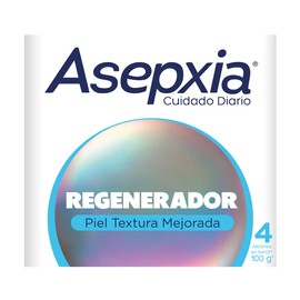 ASEPXIA 4 Pack Jabón en Barra Regenerante Cara y Cuerpo 100g