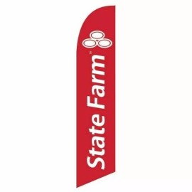 SuperSigns State Farm Windless Super Swooper Flag - Flag only.