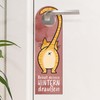 “Komm doch rein” or “Behalt deinen Hintern draußen” Door Hanger