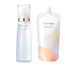 BENEFIQUE Shiseido Benefique Reset Clear N, 7.8 fl oz (200 ml), Main Unit + Refill Set