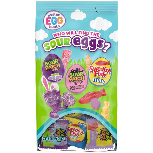 SOUR PATCH KIDS Bunnies, Sour Eggs, and SWEDISH FISH Mini