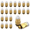 BOXOB 20 Pcs PC4-M6 Pneumatic Connector Fittings, Push-to-Connect Bowden PTFE