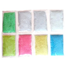 KONTONTY 20g Luminous Sand Glitter Powder for Nail Art Fluorescent Phosphorescent