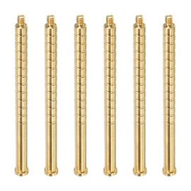 PATIKIL 300 Grain Archery Arrow Insert 0.244 Inch, 6 Pack Brass Arrow Weight Bolt for Field Points Shaft