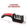 Premium 4-in-1 Knife Sharpening Kit, Kitchen knife sharpener with Anti-Cut