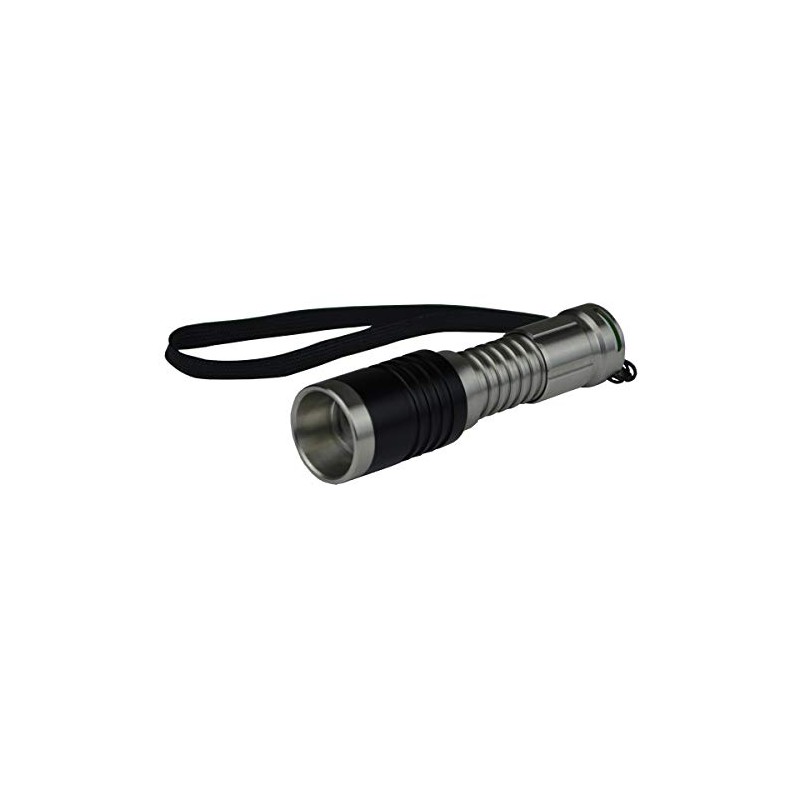 PowerApp Compact Max 300 Lumen LED Handheld Flashlight with Adjustable