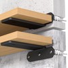 TESSTINA Invisible Shelf Bracket, 80 kg, Heavy Duty, Metal Shelf