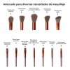 Set 13 Brochas De Maquillaje Profesional Juego De Brochas Color