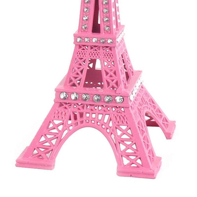 sourcing map Metal Household Desk Miniature Statue Eiffel Tower Model