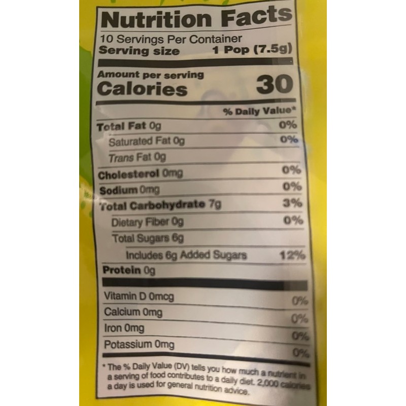 Warheads Lollipops I Blue Raspberry, Black Cherry, Green Apple, 10