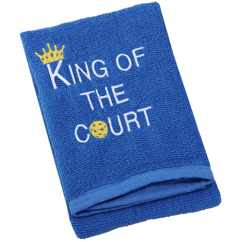 Embroidered Pickleball Towel Gift King/Queen of The Court Pickleball Towel