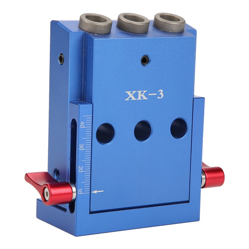 Pocket Hole Drilling Kit Woodworking Oblique Drill Guide Set Positioner