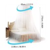 Vbestlife Princesa Mosquitera, Elegante Encaje Princesa Cama para niños Cortina