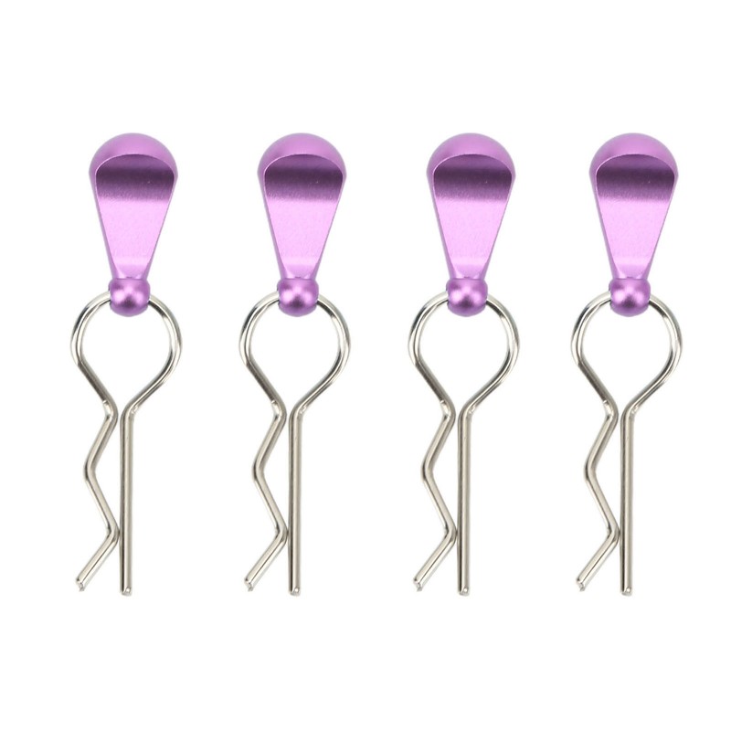 4Pcs Metal RC Car Body Clips with Pull Tabs for